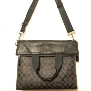 Coach Charles Foldover Tote Bag